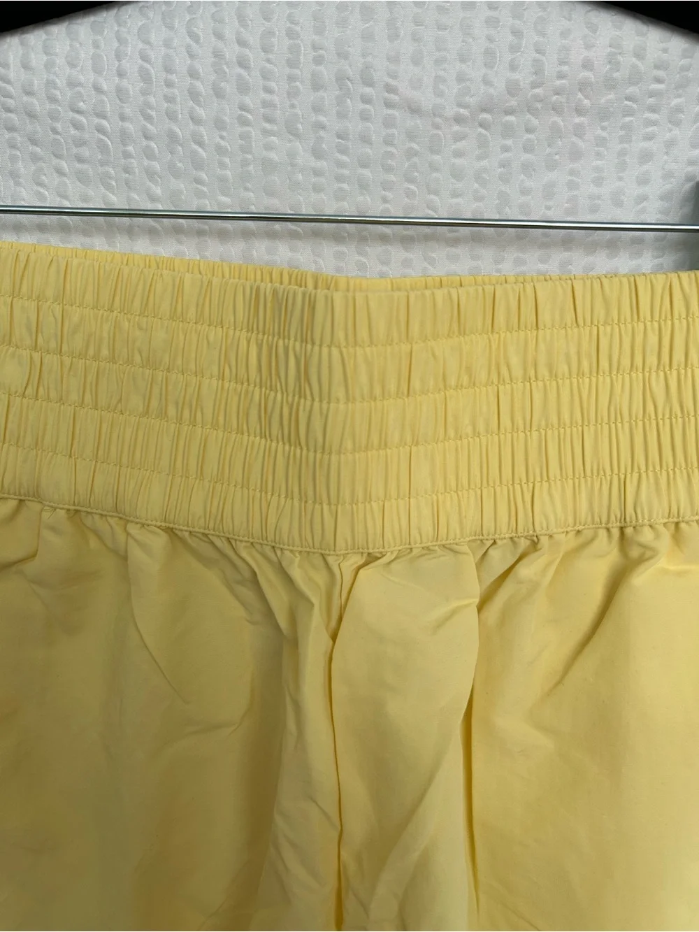 NWOT COLLUSION ASOS Yellow High-Waisted Athletic Shorts US6/S